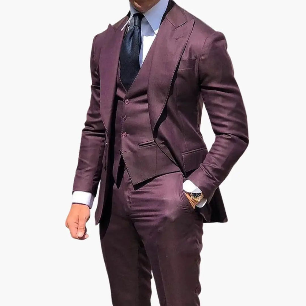 Men's Three-Piece Suit – Vest, Jacket & Pants