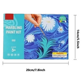 Water Marbling Art Kit – Paint on Water, Non-Toxic & 6 or 12 Colors