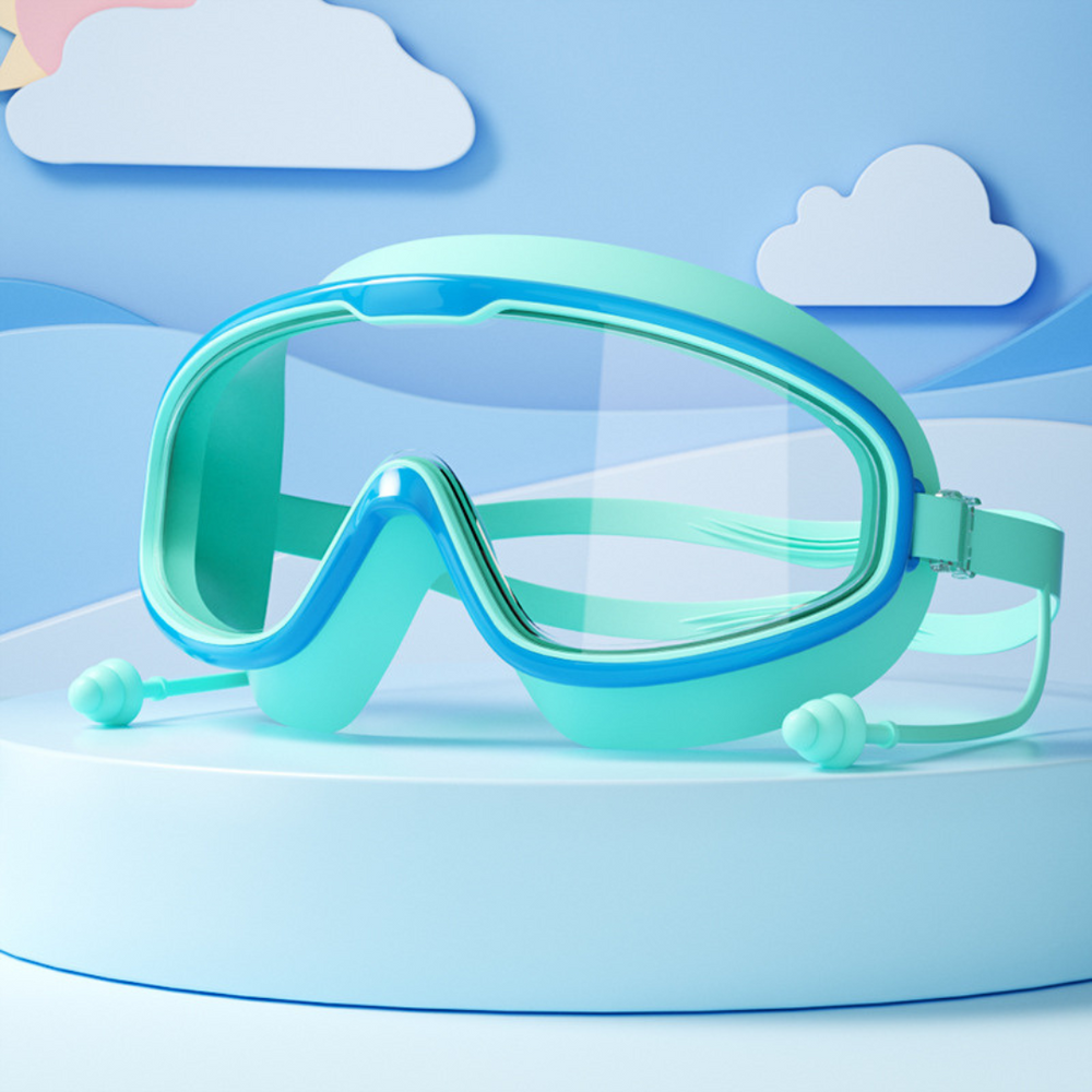 Kids' Swimming Goggles – Anti-Fog, UV Protection & Adjustable Silicone Strap