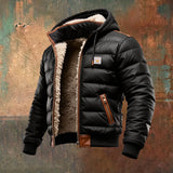 James | Men's Sherpa-Lined Western Snap-Button Mens Cardigan Jacket