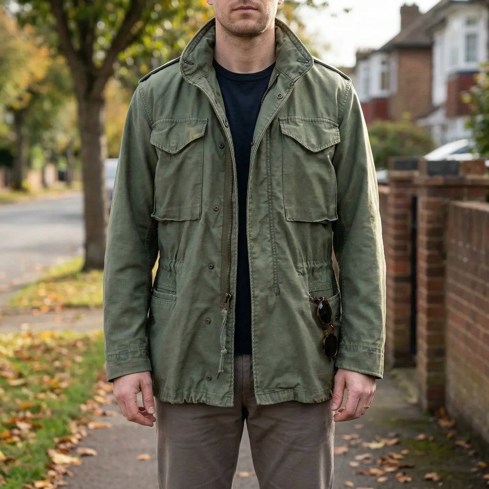 Men's-Style Utility Jacket - Dustin