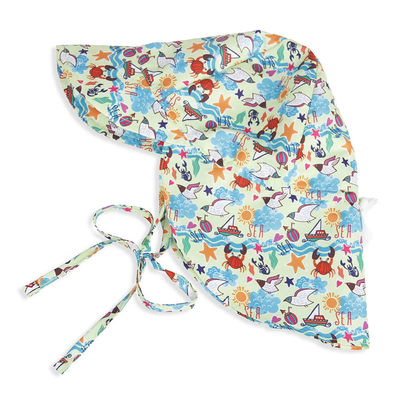 Kids Sun Hat – Neck Flap, Chin Strap & Quick-Dry UV Protection