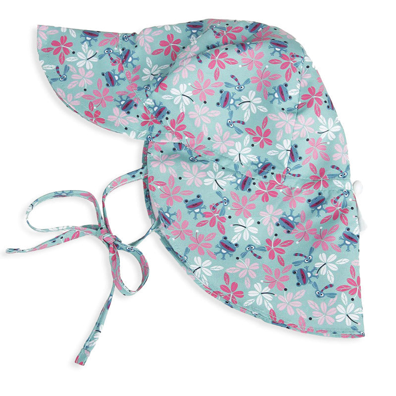 Kids Sun Hat – Neck Flap, Chin Strap & Quick-Dry UV Protection