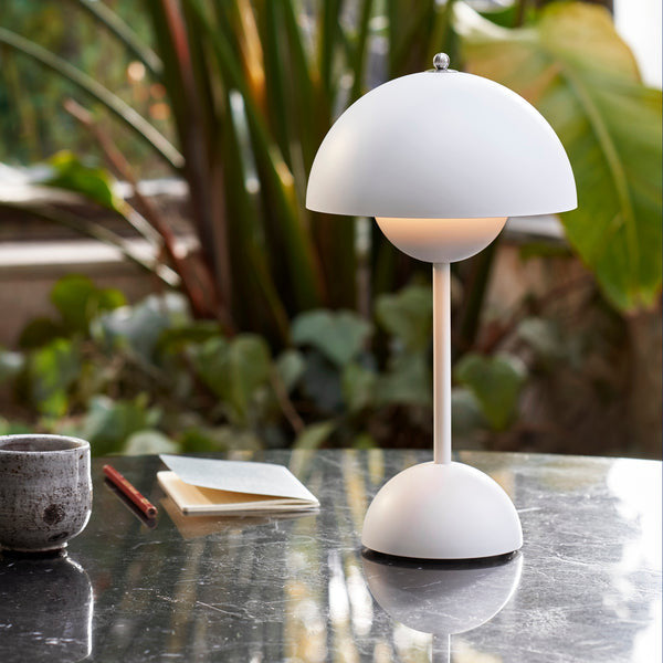 Dimmbare Akku LED-Tischlampe im Pilzdesign – Stilvolle, tragbare Beleuchtung für jeden Raum
