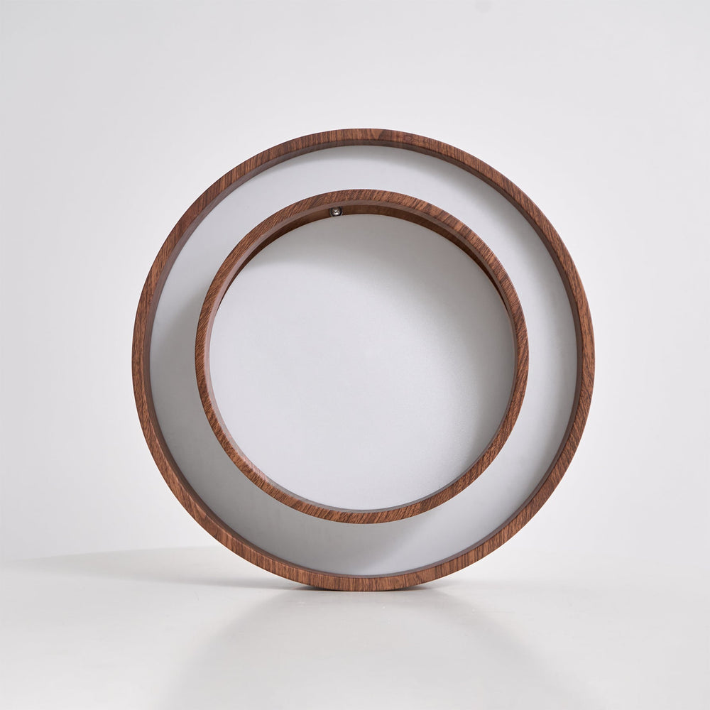 Vaako Ceiling Lamp | Walnut Finish LED Ceiling Light
