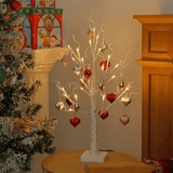 Table Lamp LED Valentine Tree Heart Ornaments