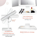 Vanity Mirror LED Adjustable Lighting Foldable Makeup Stand