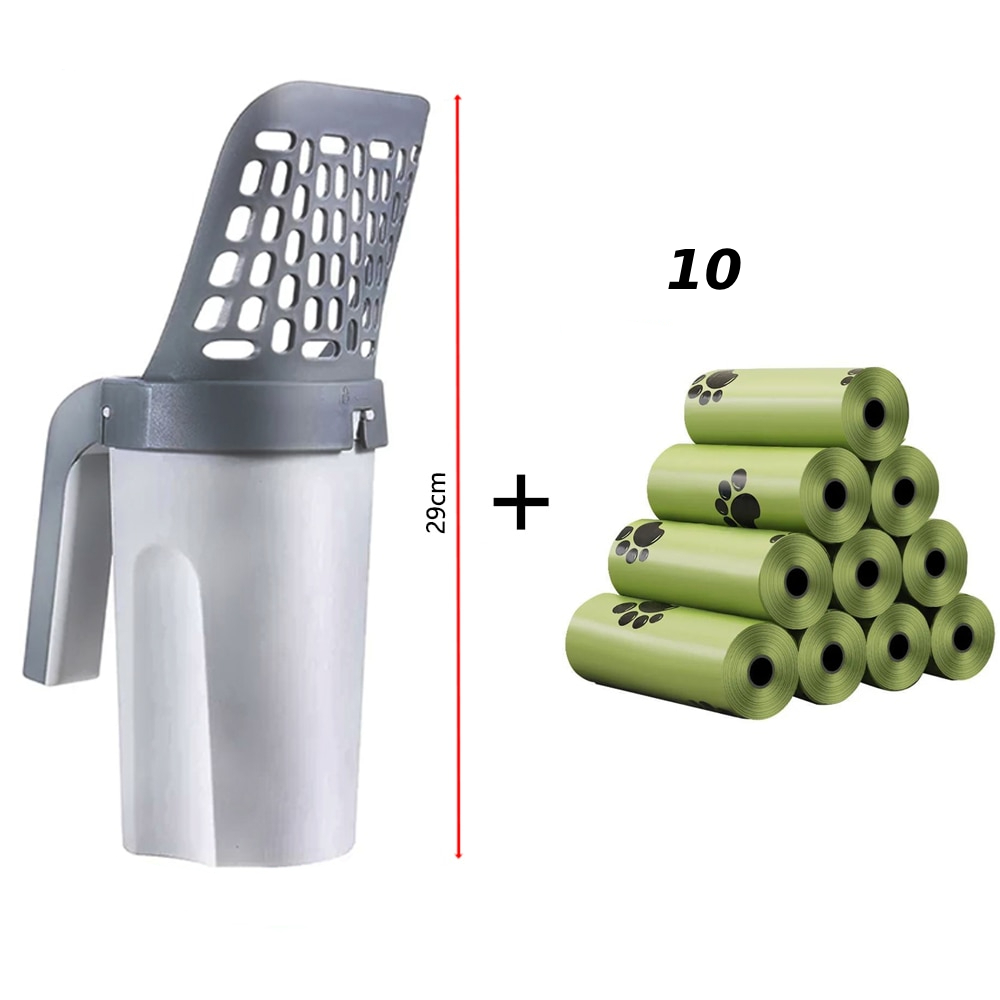 Optimized Product Title: "Katzenstreuschaufel-Set mit Abfallbeuteln – Hygienisch, Schnell & Praktisch für Saubere Katzentoiletten" 

This title includes relevant keywords while emphasizing the product's benefits, making it more appealing for Google Shoppi
