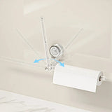 Kalsten | Kitchen roll holder with vacuum suction cup – Drill-free & reusable