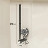 Kalsten | Kitchen roll holder with vacuum suction cup – Drill-free & reusable