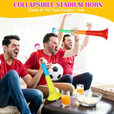 Foldable Vuvuzela Horn Set Stadium Cheering Loud Party Noise Makers