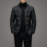 Winter Jacket Men Waterproof Softshell Business Casual Coat