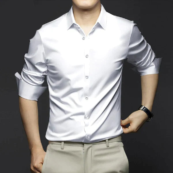 Dylan Wrinkle-Free Business Shirt - White