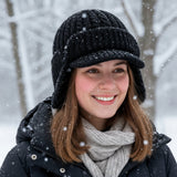 Winter Hat Trapper Knit Cap Ear Flap Cold Weather Wear