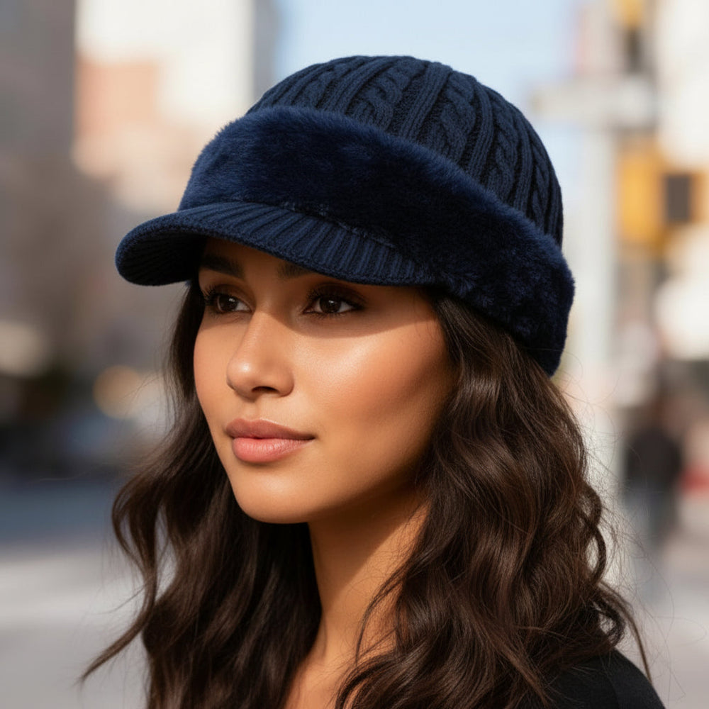 Winter Hat Trapper Knit Cap Ear Flap Cold Weather Wear