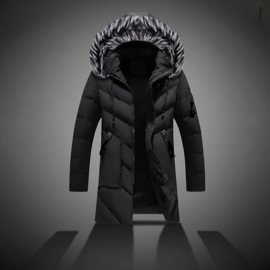 Men's Winter Jacket – Lined, Hooded & Cold-Weather