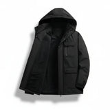 Mens Winter Jacket Slim Fit Waterproof Quilted Down Coat