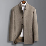 Winter Jacket Men Waterproof Quilted Down Slim Fit Outerwear