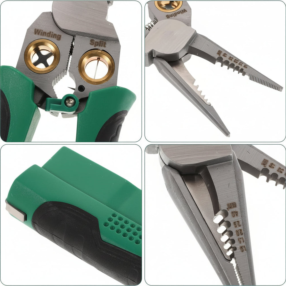 Wire Stripper Crimping Pliers Voltage Detector