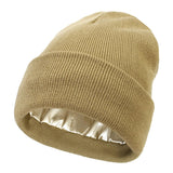 BowLift | Noor Silk Winter Hat – Wool & Silk – Anti-Frizz Hair Protection
