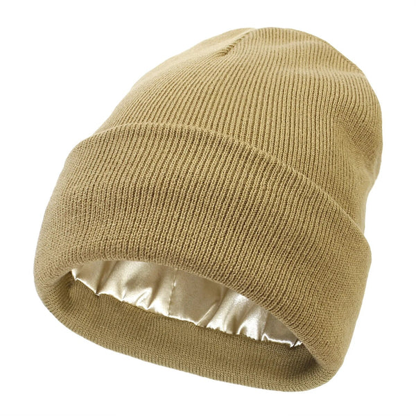 Noor – Winter Beanie with Silk Lining