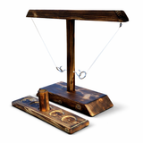 Ring Toss Tabletop Game Wooden Hook and Ring Party Game