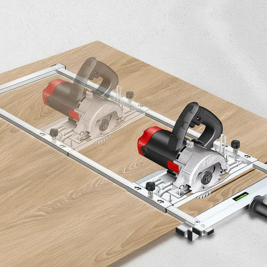 Woodworking Cutting Guide – Adjustable, Circular Saw Compatible & Track System