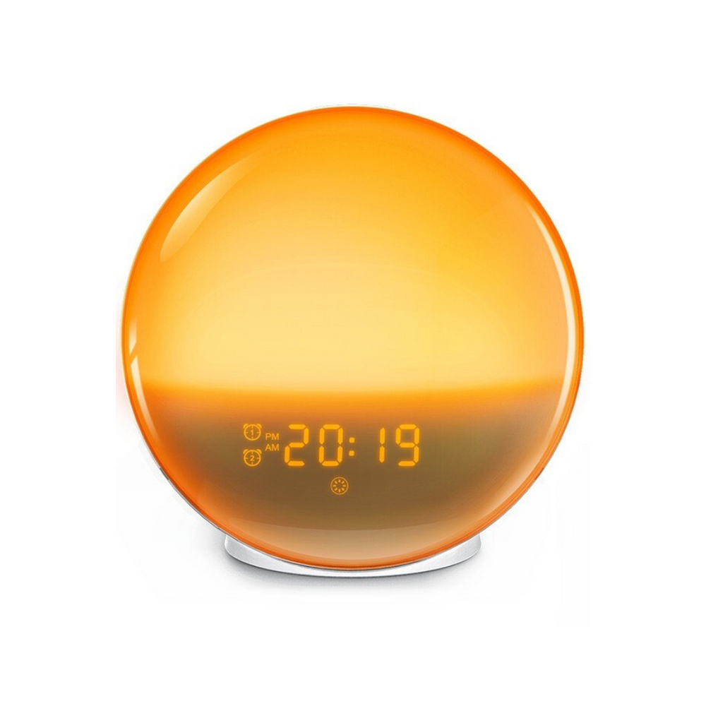 GlowRise – Natural Wake-Up Light Radio Alarm Clock