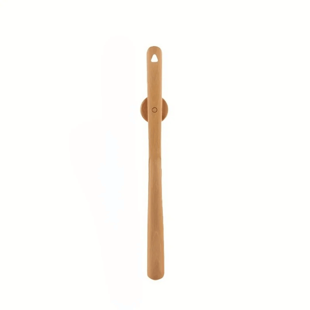 Magnetic Wooden Shoe Horn – Ergonomic Long-Handle Shoehorn for Easy Wear