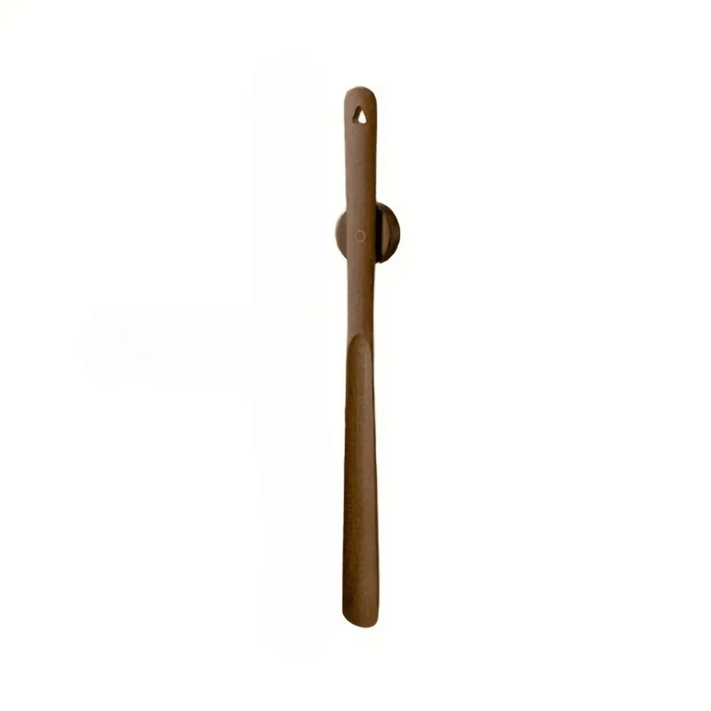 Magnetic Wooden Shoe Horn – Ergonomic Long-Handle Shoehorn for Easy Wear