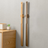 Magnetic Wooden Shoe Horn – Ergonomic Long-Handle Shoehorn for Easy Wear