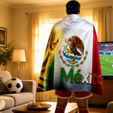 Wall Banner Soccer Fan Cape Mexico Flag Game Day Large