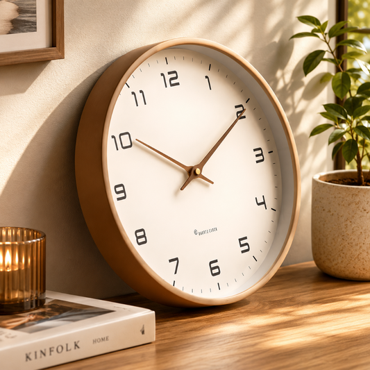 Wall Clock – Silent, Modern & Decorative Round Design