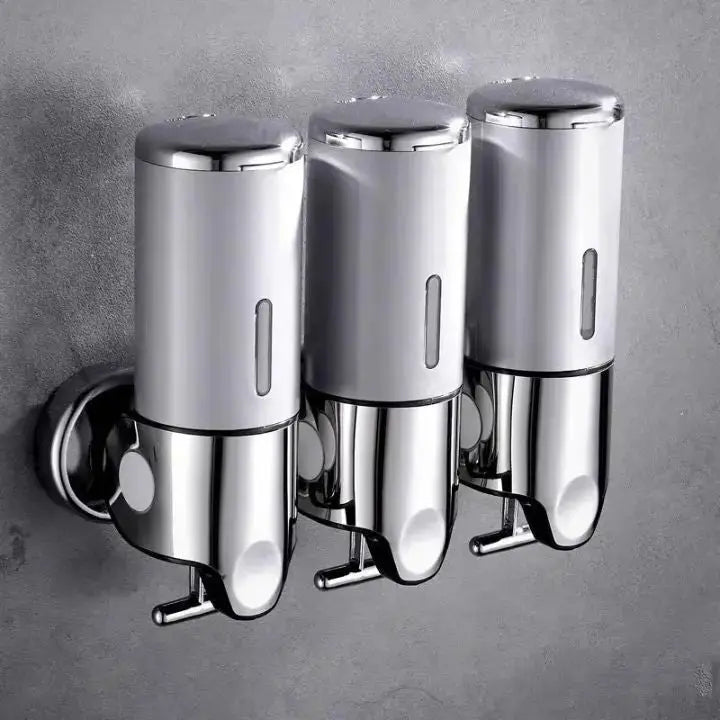 Wall-Mounted Soap Dispenser 500ml – Stainless Steel, Pump Mechanism & 3 Colors