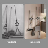 Optimized Product Title: **Platzsparender Besen- und Geräteständer – Einfache Montage ohne Bohren, Ideal für Ordnung und Stauraum**