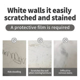 Transparent PVC Wall Protection Film – Self-Adhesive, Waterproof, 45cm Wide