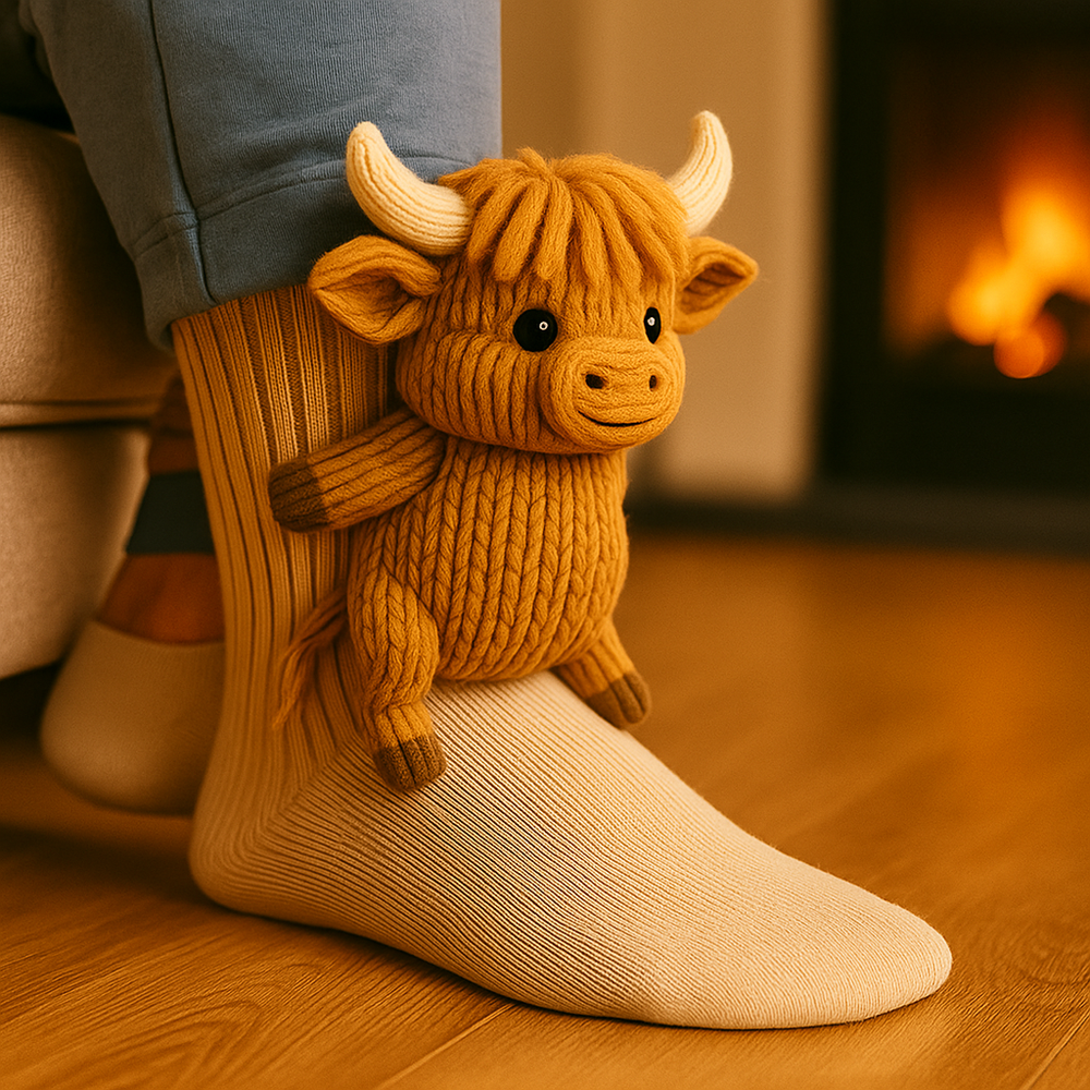 Socks Animal 3D House Non Slip Warm Design