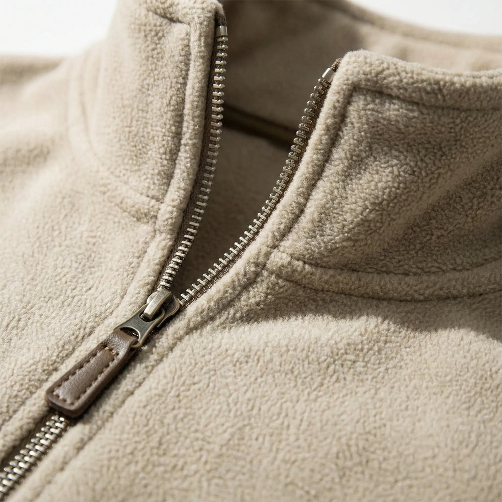 Men's Thermal Pullover with Short Zipper - Lester
