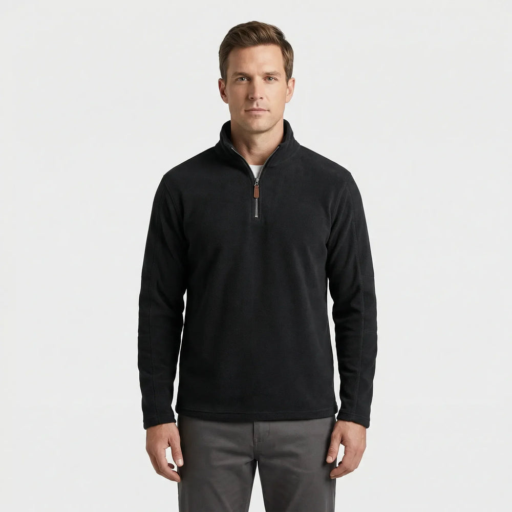 Men's Thermal Pullover with Short Zipper - Lester