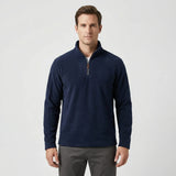 Men's Thermal Pullover with Short Zipper - Lester