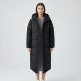 Water-Repellent Longline Quilted Jacket for Women - Cristina