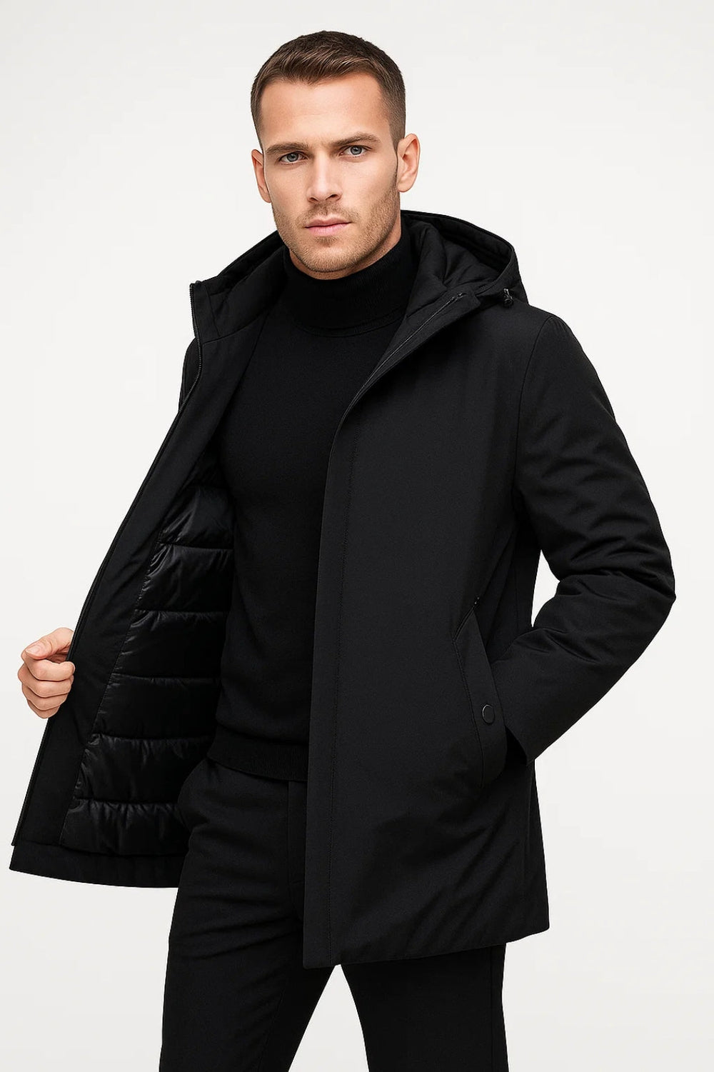 Marc - Water-repellent men's coat - 3