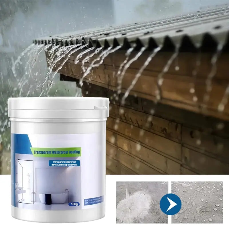 Waterproof Transparent Sealant – 100g Clear Coating, Heat-Resistant & Indoor Outdoor