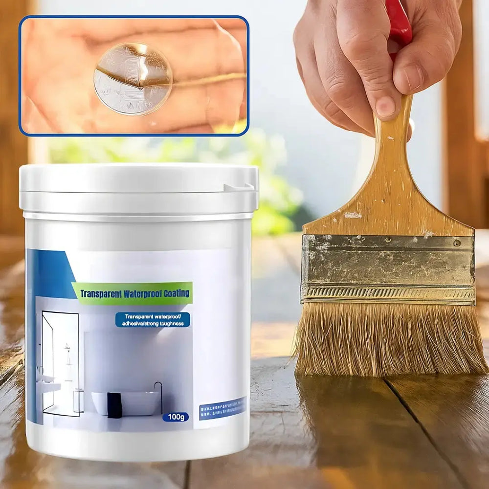 Waterproof Transparent Sealant – 100g Clear Coating, Heat-Resistant & Indoor Outdoor