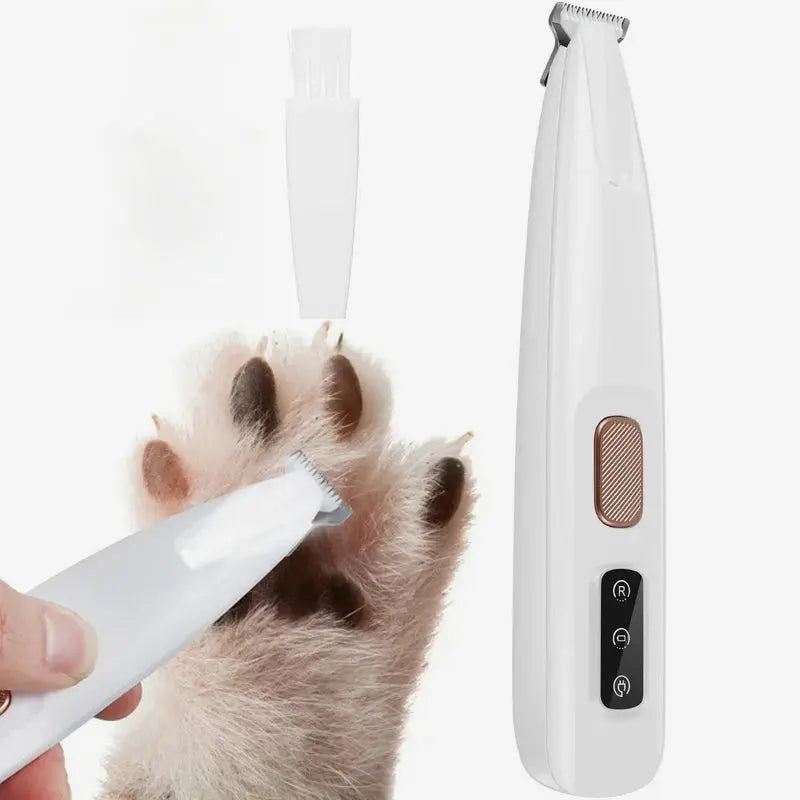 Pet Hair Clipper – LED Light, IPX7 Waterproof & Cordless Rechargeable