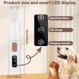 Pet Hair Clipper – LED Light, IPX7 Waterproof & Cordless Rechargeable