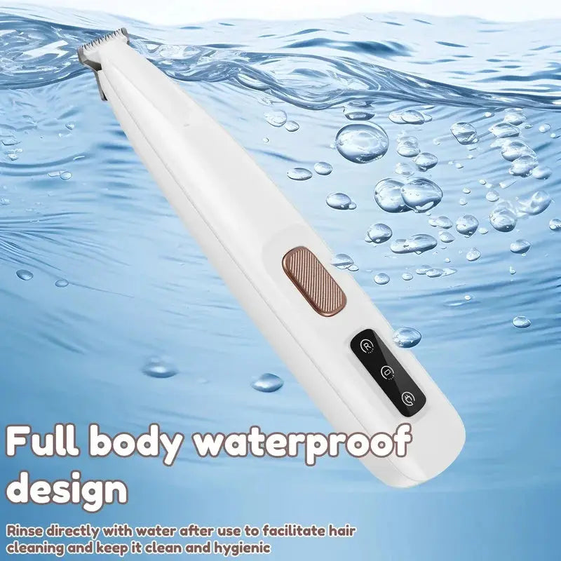 Pet Hair Clipper – LED Light, IPX7 Waterproof & Cordless Rechargeable