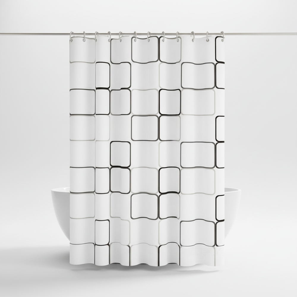 Waterproof Semi-Transparent Shower Curtain - HydroCurtix