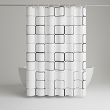 Waterproof Semi-Transparent Shower Curtain - HydroCurtix