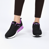 Waterproof Lightweight Women's Shoes - Maggie - Black-Purple